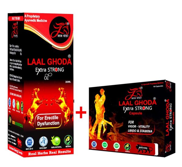 Natural pills to last longer in bed Sex power oil and capsule LAAL GHODA